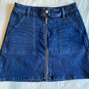 Madewell denim skirt